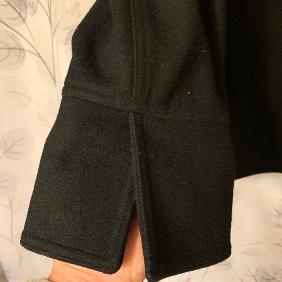 Esprit Wool Coat (black) size M - Picture 3 of 7